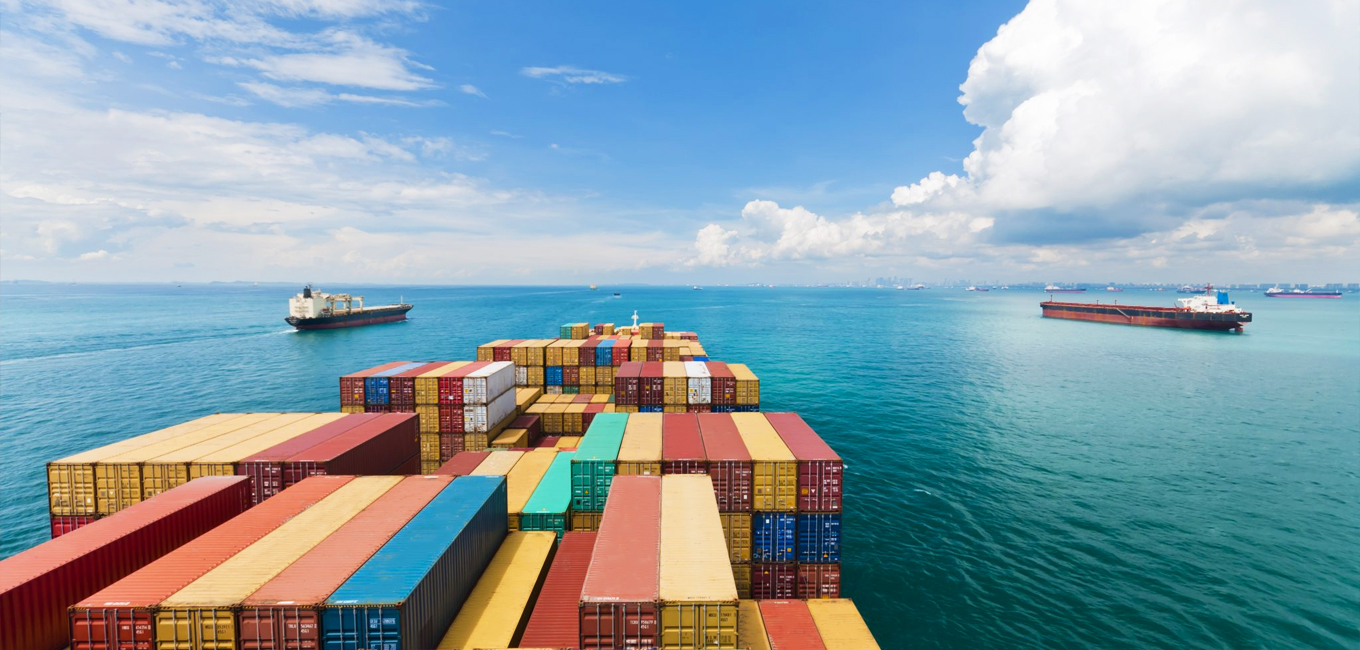 컨테이너 선박 디스플레이